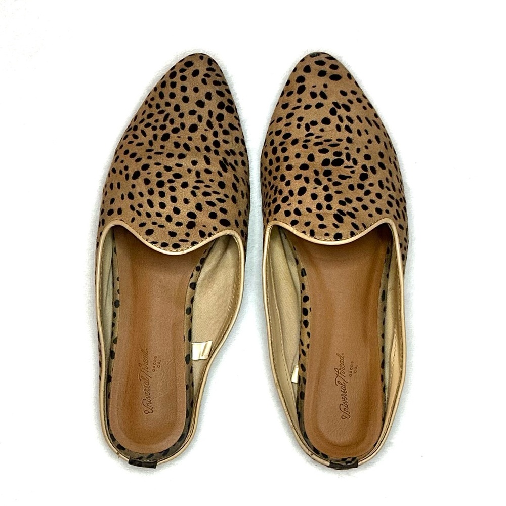 UNIVERSAL THREAD Mule Cheetah Animal Print Slide-On Flat Slipper Size 8